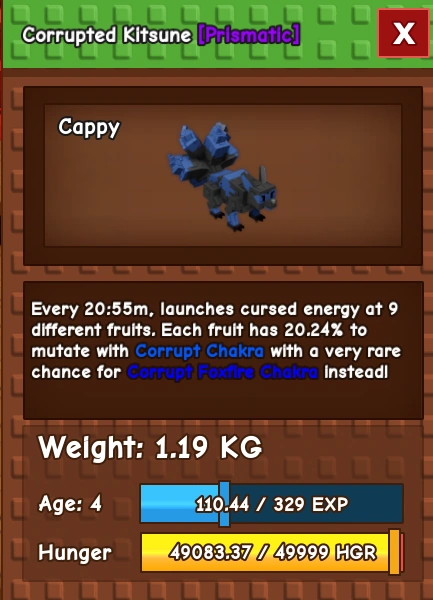 Corrupted Kitsune Trait